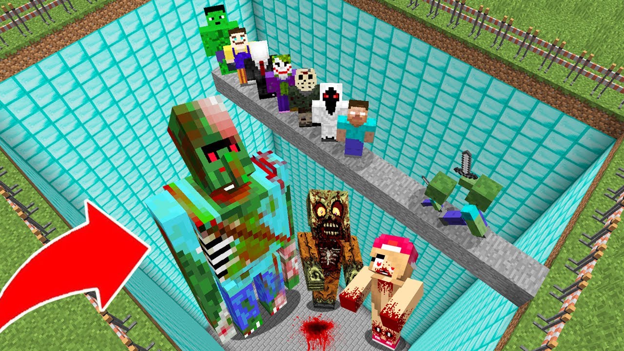 ÖLÜRSEN ZOMBİ ÇETESİ ÇUKURUNA DÜŞERSİN 😱 - Minecraft