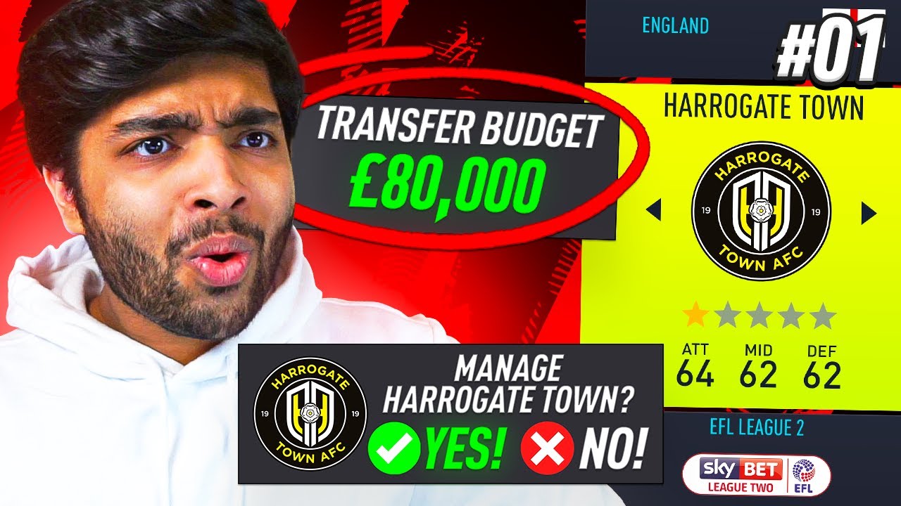 NEW RTG SERIES!!🔥 - FIFA 22 HARROGATE TOWN CAREER MODE EP1