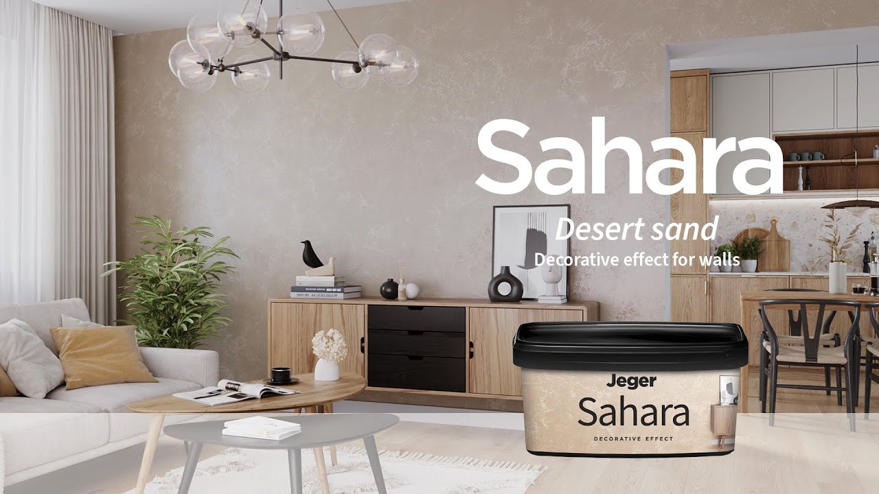 💡Jeger Workshop - Paint with sand particles and a delicate, metallic sheen - Jeger Sahara DIY