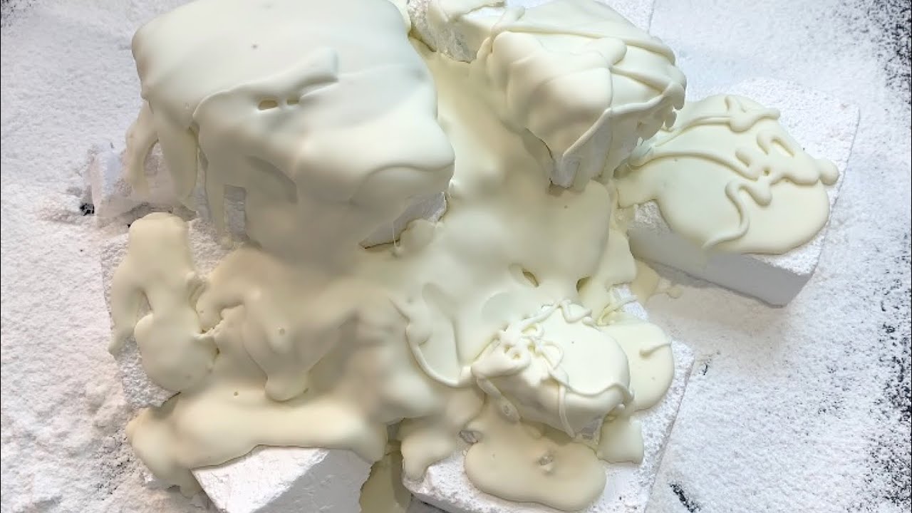 ASMR | easy grip & cornstarch paste | crunchy | powdery | satisfying | relaxing | calming