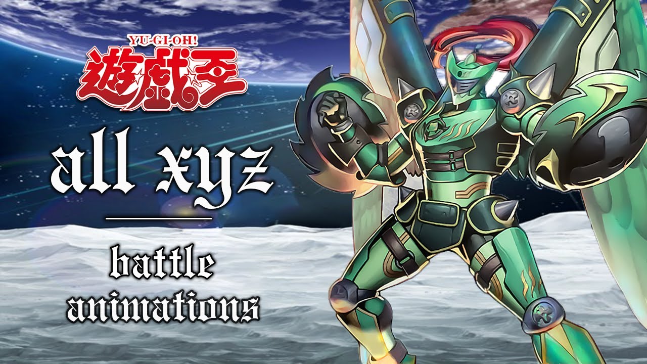 Yugioh Saikyo - All XYZ Animations [4K]