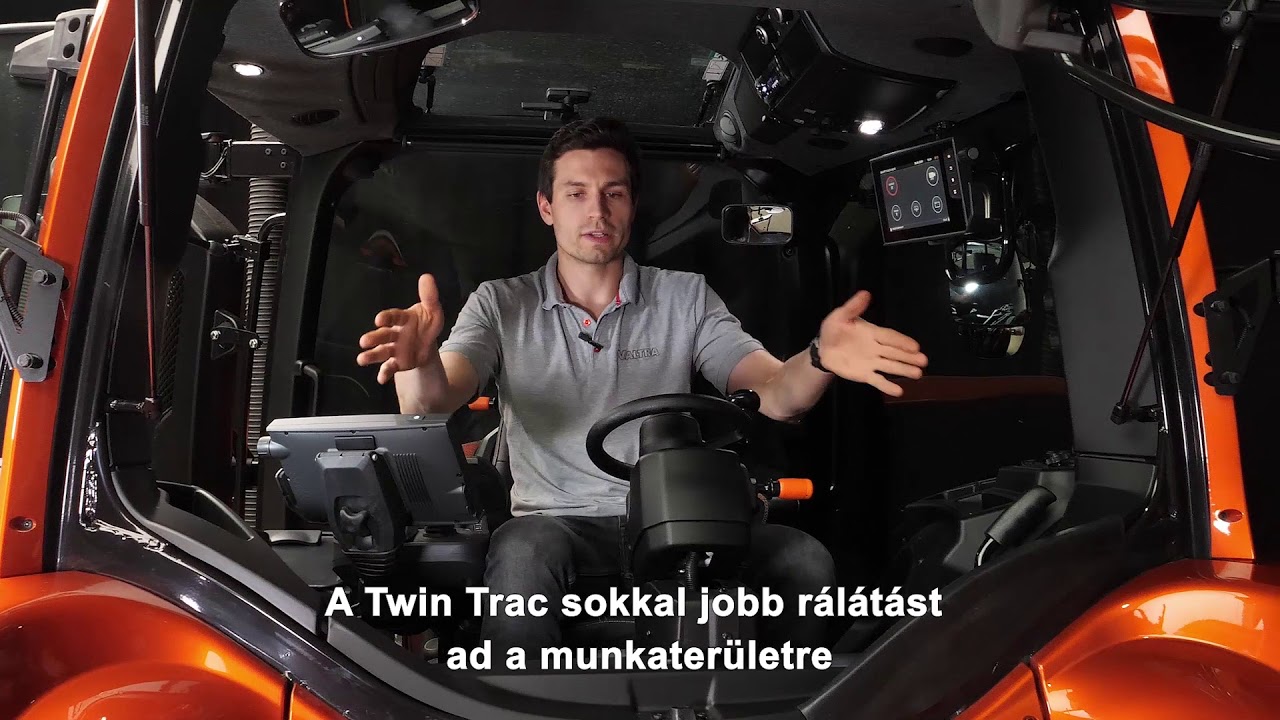 VALTRA TWIN TRAC HÁTRAMENETI KORMÁNYZÁS 180 FOKBAN MEGFORDÍTHATÓ ÜLÉSSEL