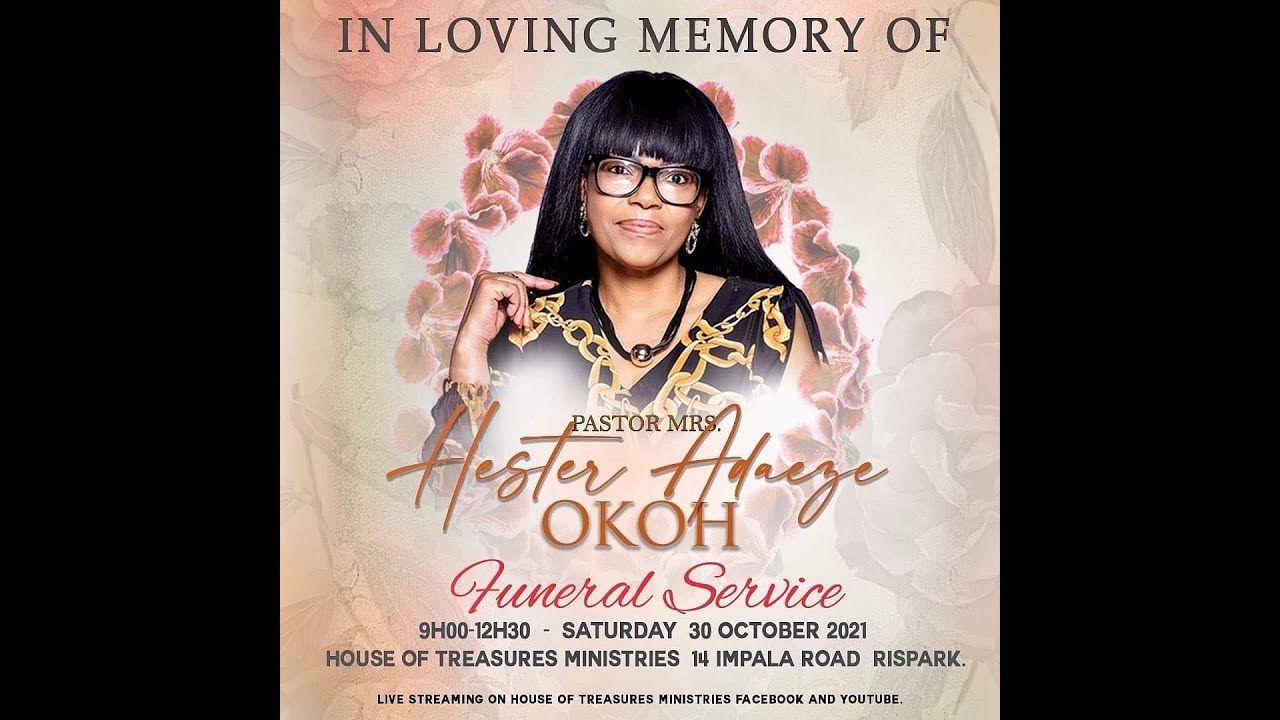 Funeral Service in honour of Ps Hester Adaeze Okoh