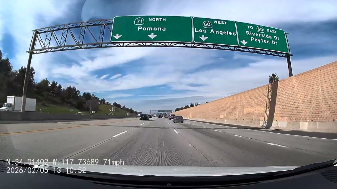 #Daily Drive Dashcam South California, USA