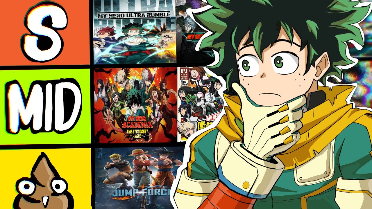 I Ranked EVERY My Hero Academia Game Before All’s Justice Drops