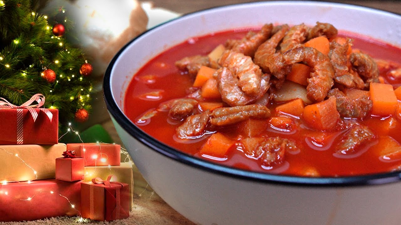 CALDO de CAMARON SECO Para Estas Fiestas Decembrinas | El Mister Cocina
