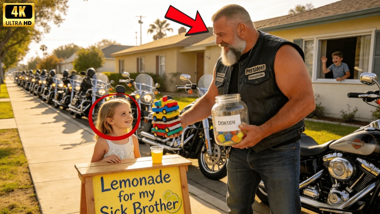 She Sold Lemonade For Her Sick Brother. Why 74 Hells Angels Showed Up Is A Miracle.