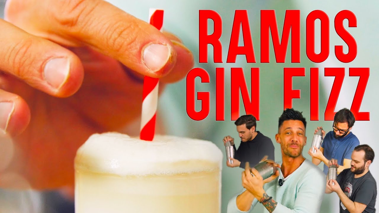 Quanto va SHAKERATO il RAMOS GIN FIZZ?! 💪- BARMAN - Claudio Peri | Cucina da Uomini