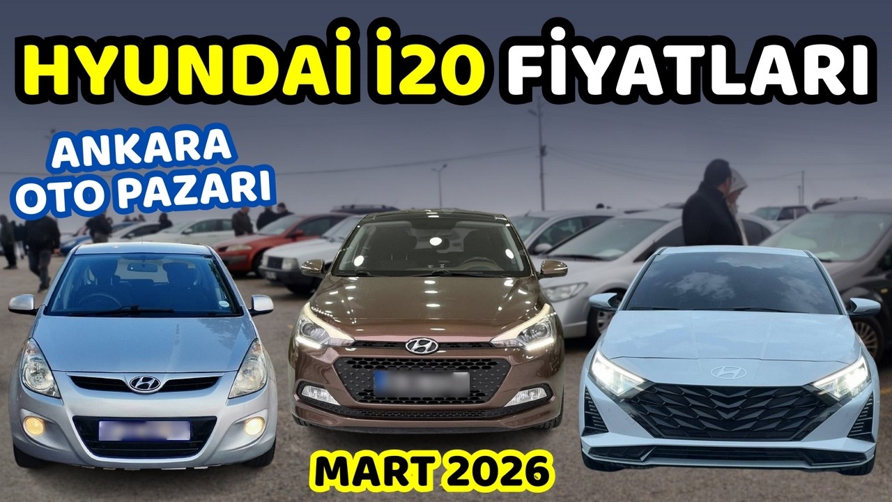 2. EL HYUNDAİ İ20 FİYATLARI - Mart 2026 | Sahibinden İkinci El Hyundai i20 Fiyatları ve Piyasası