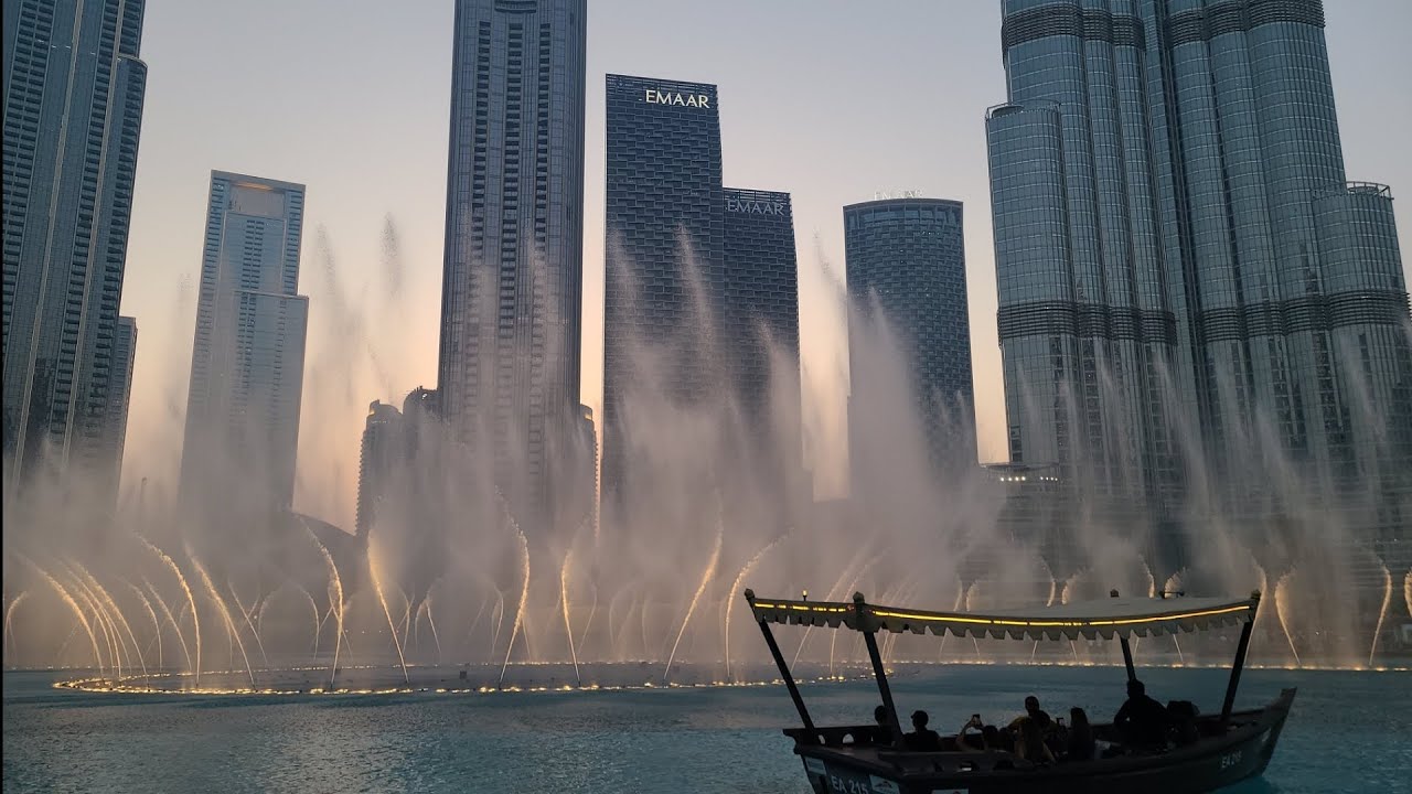 A Day At The Dubai Fountain (new show debut)