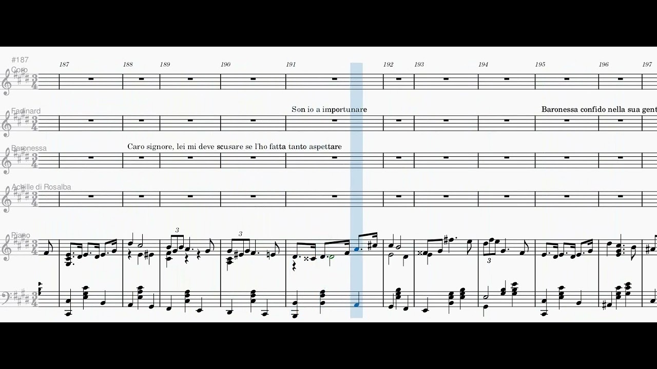 11 Rota: Il cappello di paglia atto 2 scene 1, 2, 3, 4, 5