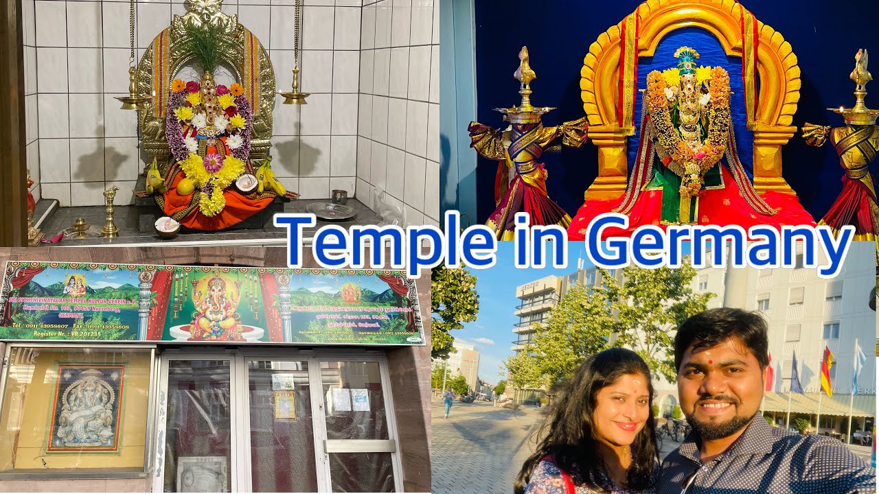 Visiting Hindu Temple in Germany | Ganesh Temple Nuremberg | ಗಣಪತಿ ದೇವಸ್ಥಾನ | Kannada Vlogs