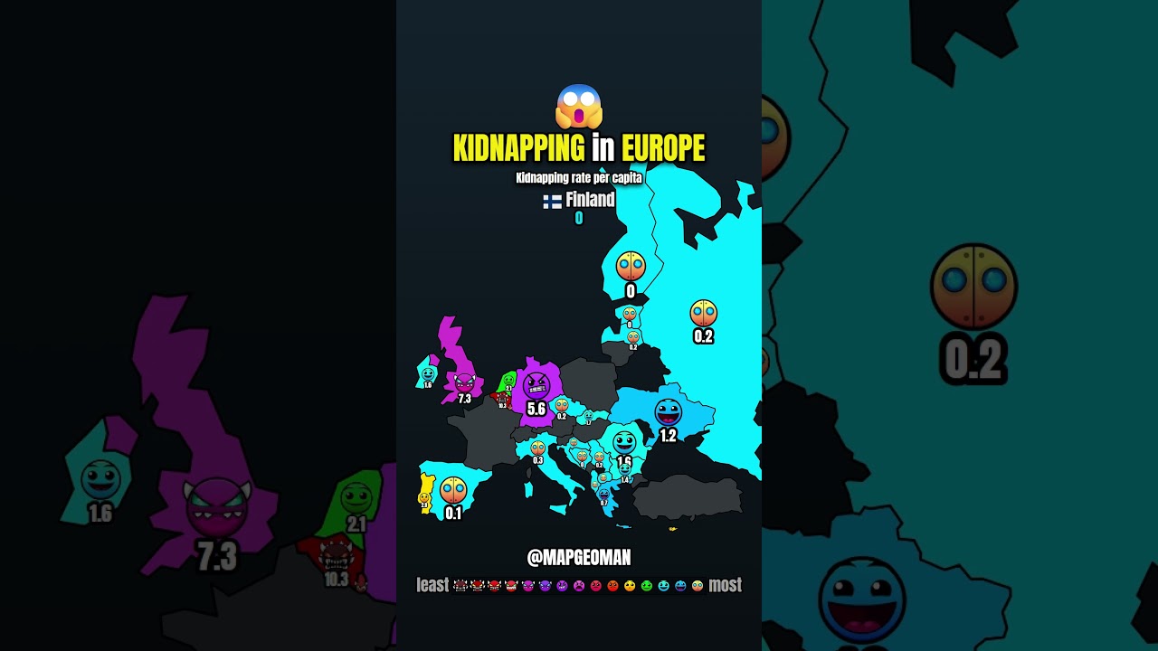 Europe's Hidden Crisis: Kidnapping Rates Reveal Security Gaps