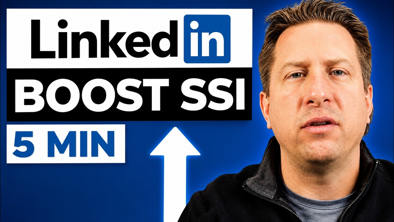Boost Your LinkedIn SSI Score in 5 Minutes (Quick Wins)