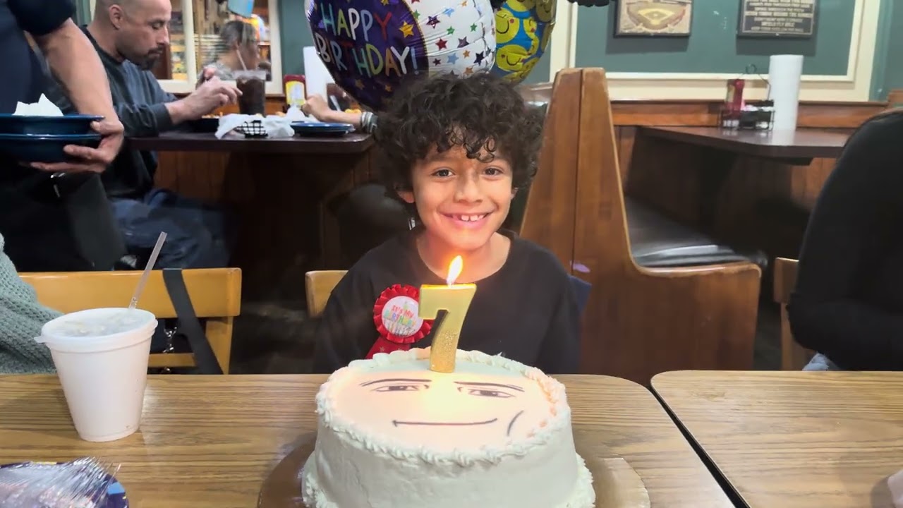 We’re singing, happy birthday￼