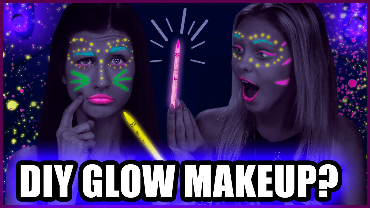 DIY BLACKLIGHT MAKEUP with Colored Pencils?! - Makeup Mythbusters w/ Maybaby & Jordyn Jones