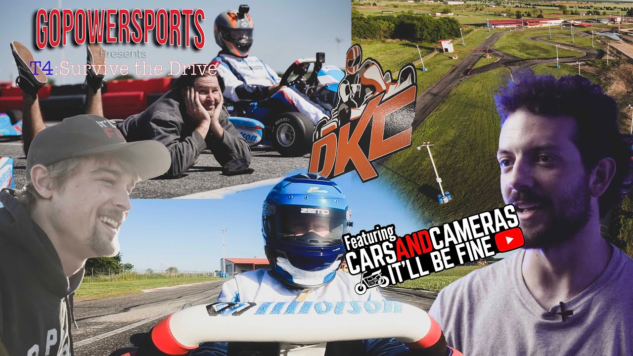 Tillotson T4 Go Kart at Dallas Karting Complex w/ Cars & Cameras