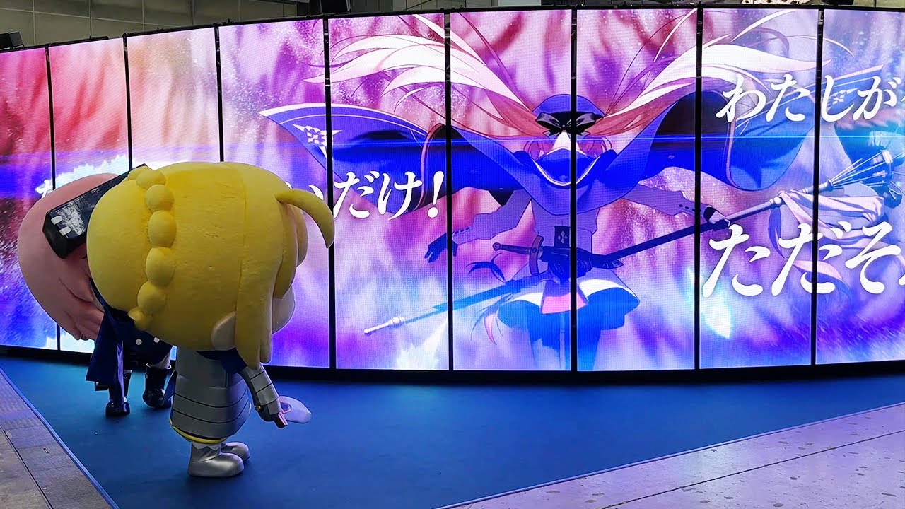 【FGO】自分の活躍シーンをガン見するリヨアルトリア　アニメジャパン2023
