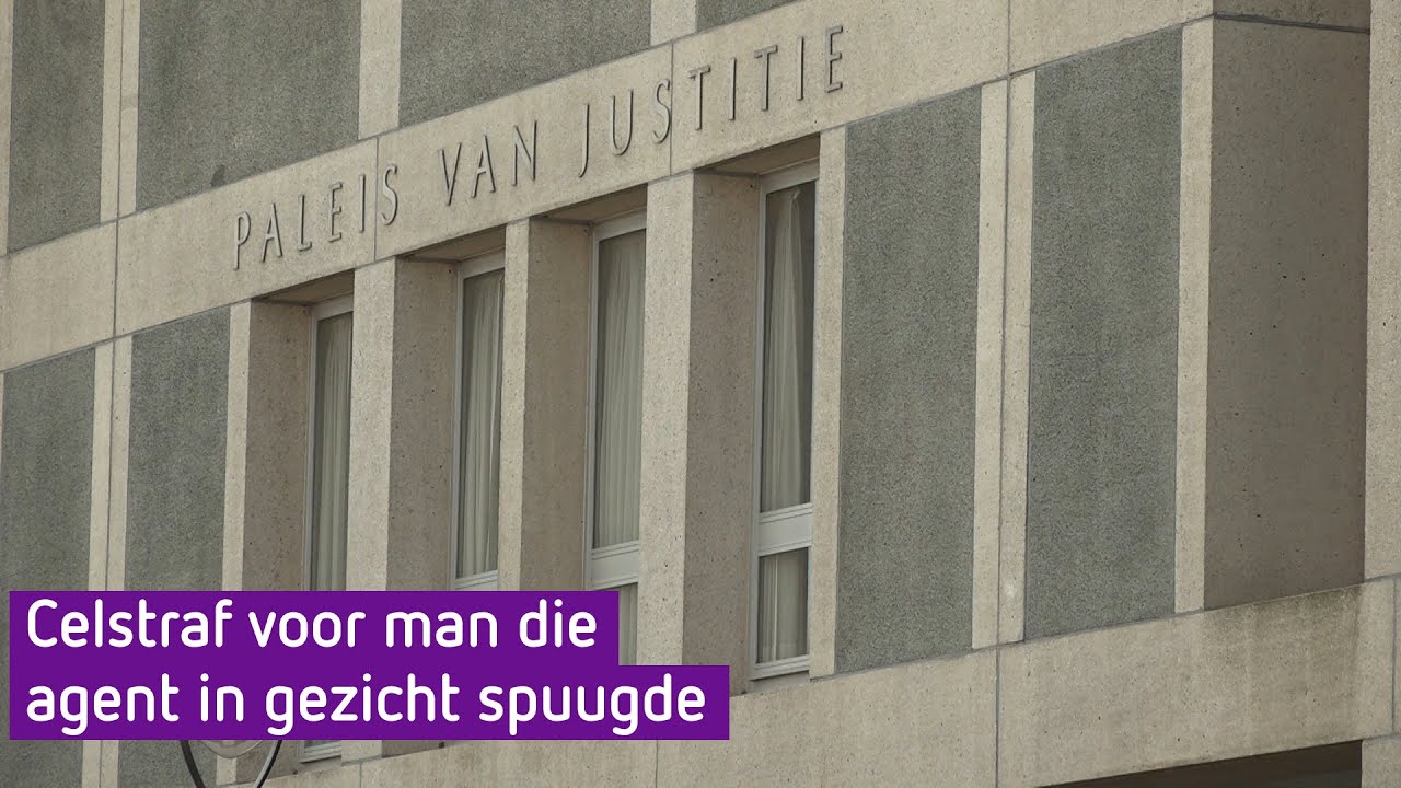Celstraf voor man die agent in gezicht spuugde