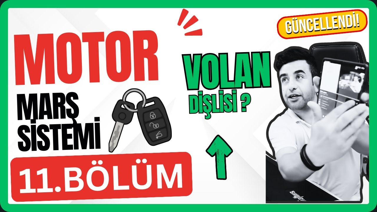 Marş Sistemi: Sınavda Sıkça Sorulan Çalışma Prensibi! (Ehliyet Motor Dersleri)