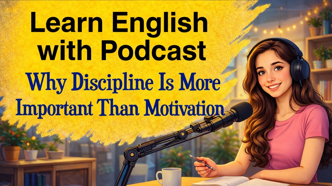 Learn English with Podcast | Why Discipline Is More Important Than Motivation | English Listening