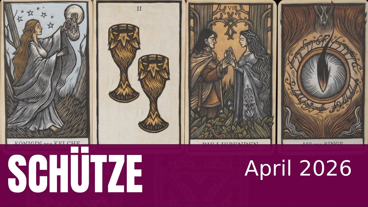 Sch&uuml;tze🌸Jemand versucht euch zu st&ouml;ren April 2026 Tarot