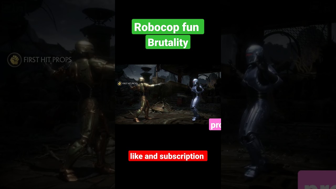 ROBOCOP MK 11 FUNNY BRUTALITY 