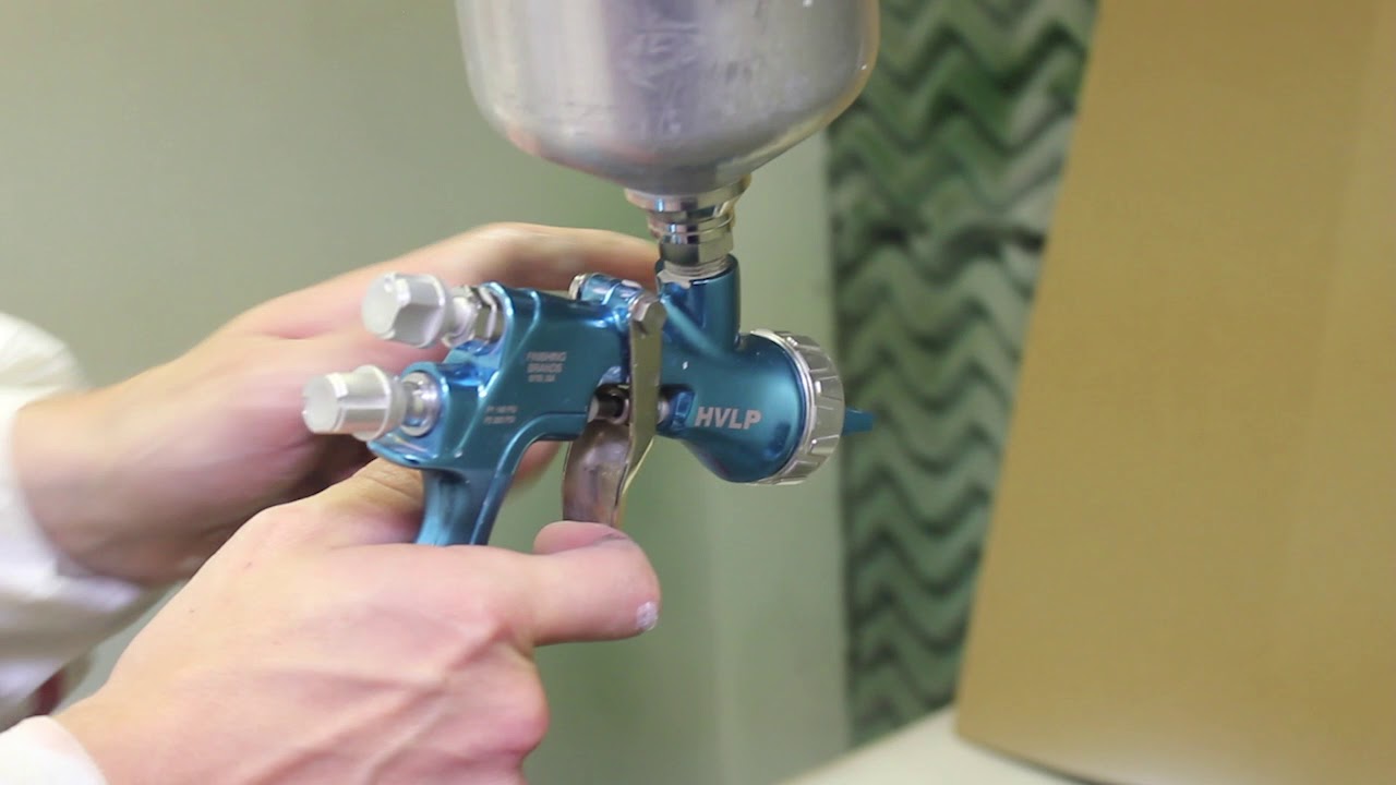 Spray Painting - How to Set Up and Use a Spray Gun (HVLP or Conventional)