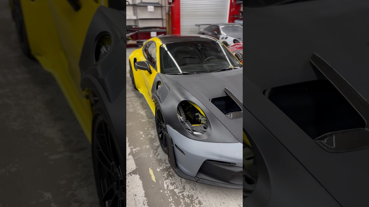 Мы завершаем переделку 992 gt3rs 😳