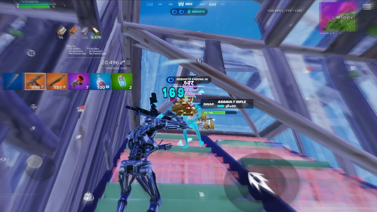 Fortnite Mobile UNREAL Ranked Reload Gameplay | iPad Pro 2024