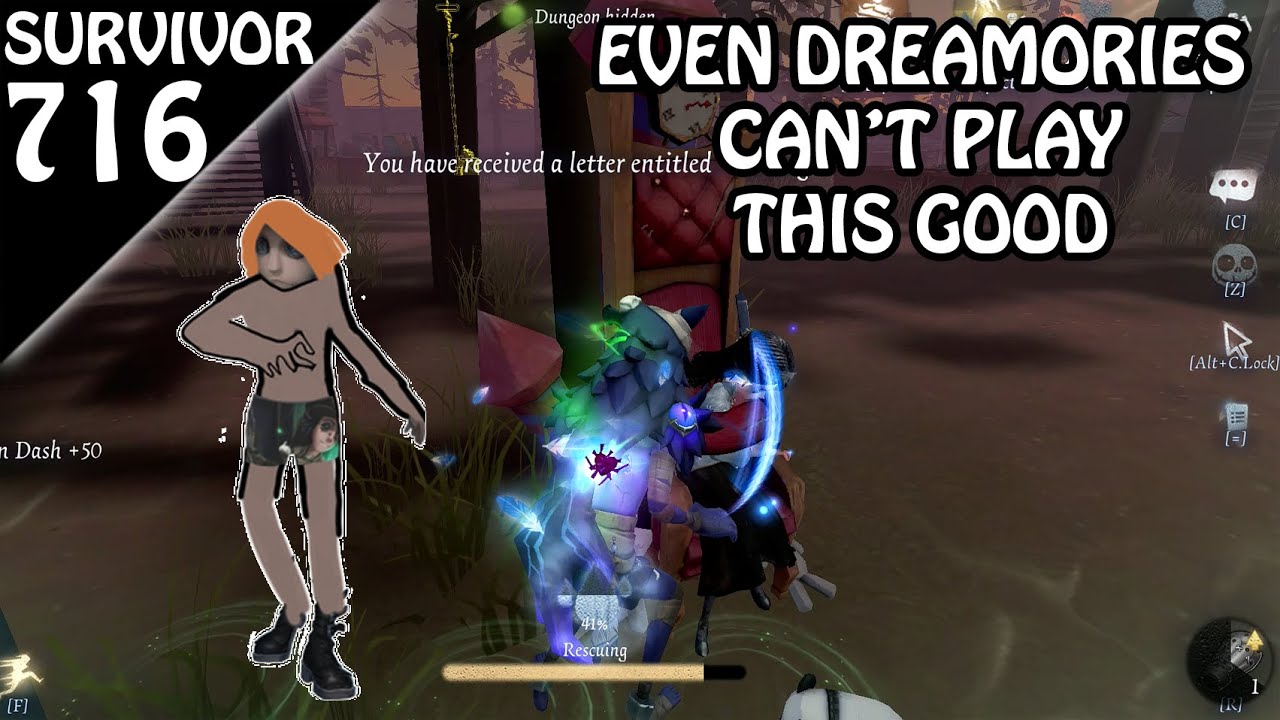 The Most Perfect MERCENARY GAMEPLAY - Survivor Rank #716 (Identity v)