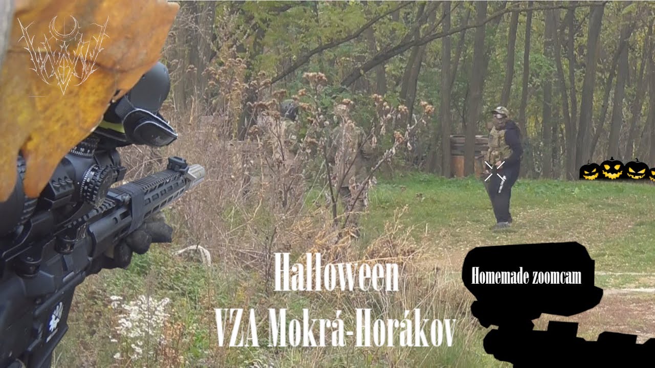 Airsoft DMR Halloween hunt - VZA Mokrá-Horákov