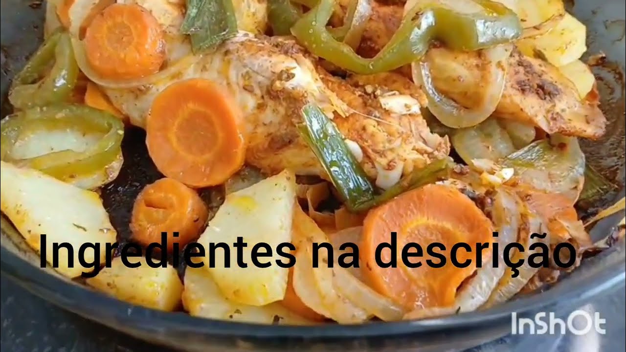Filé de Merluza ,Assado no Legumes 