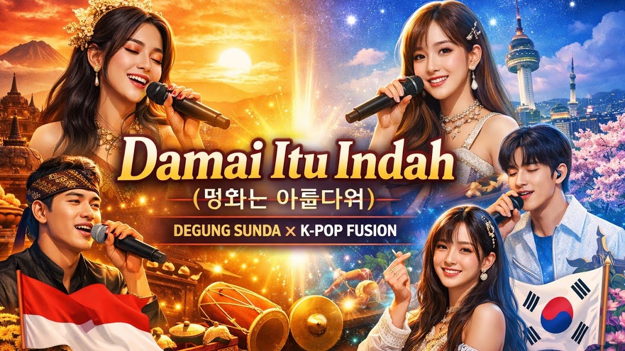 Netizen Korea Selatan dan Indonesia -  Damai Itu Indah (평화는 아름다워) By @Abbeniyis 