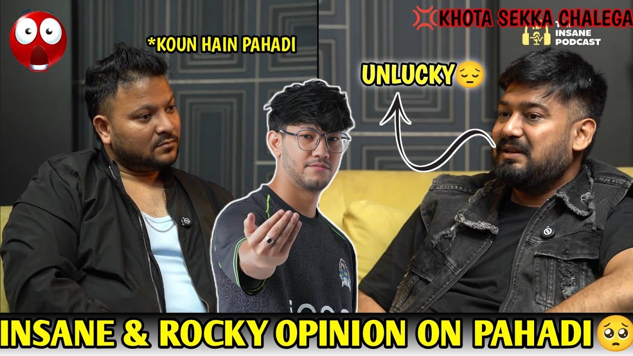 Rocky and insane talk about pahadi 🫂 || Face of free fire esports 