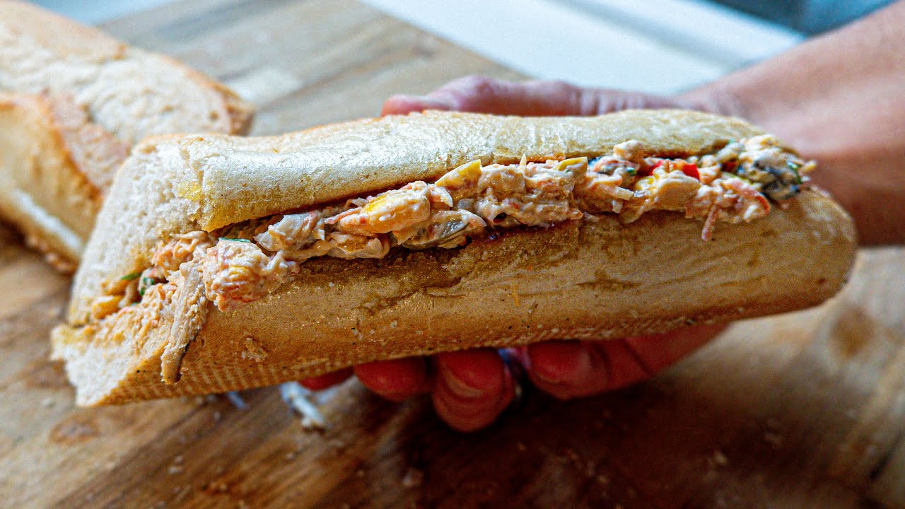King oyster pâté sandwich