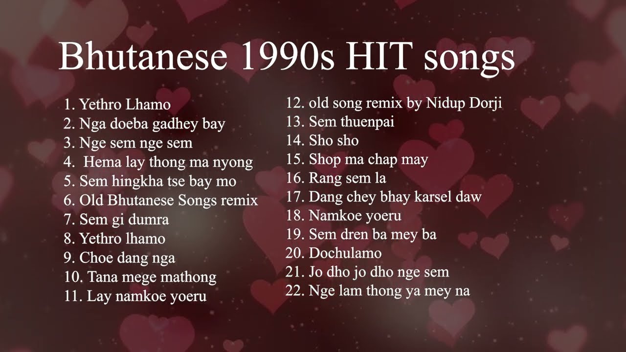 Bhutanese 1990s Hit Song || Boedra Rigsar