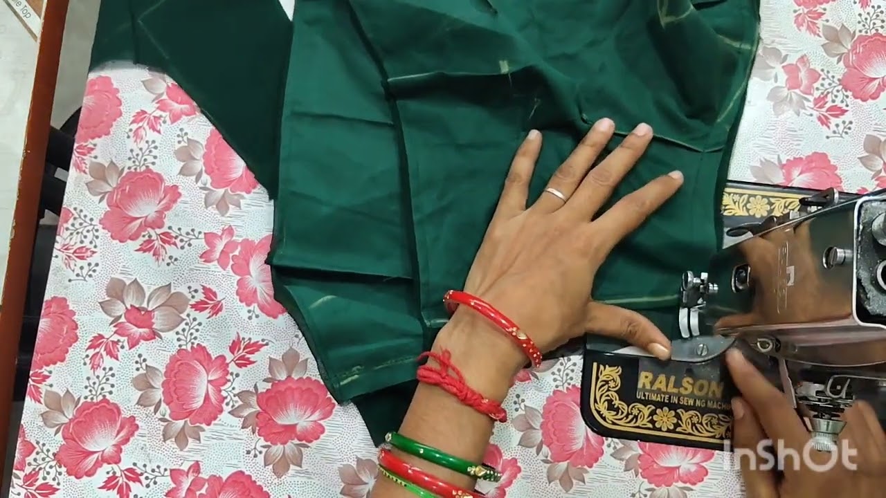 Simple Sada blouse stitching video#blouse#stitching#video