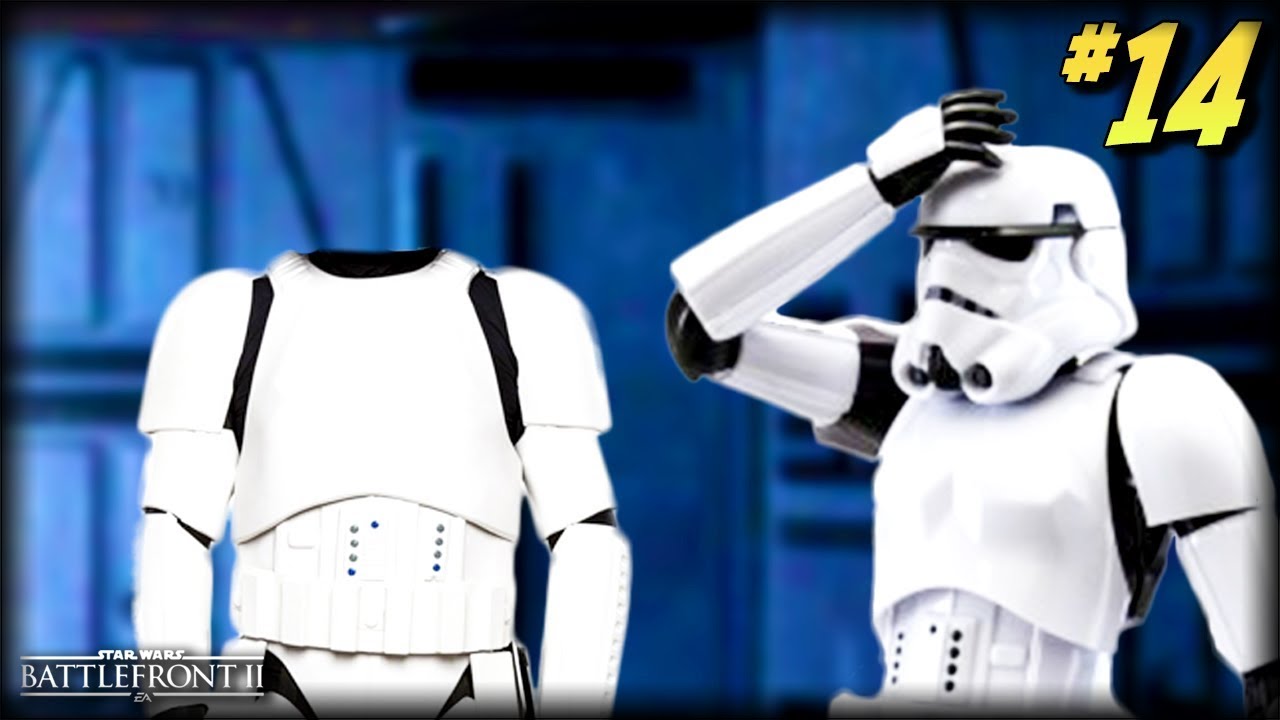 Star Wars Battlefront 2 - Funny Moments #14 (Headless Stormtrooper Glitches!)
