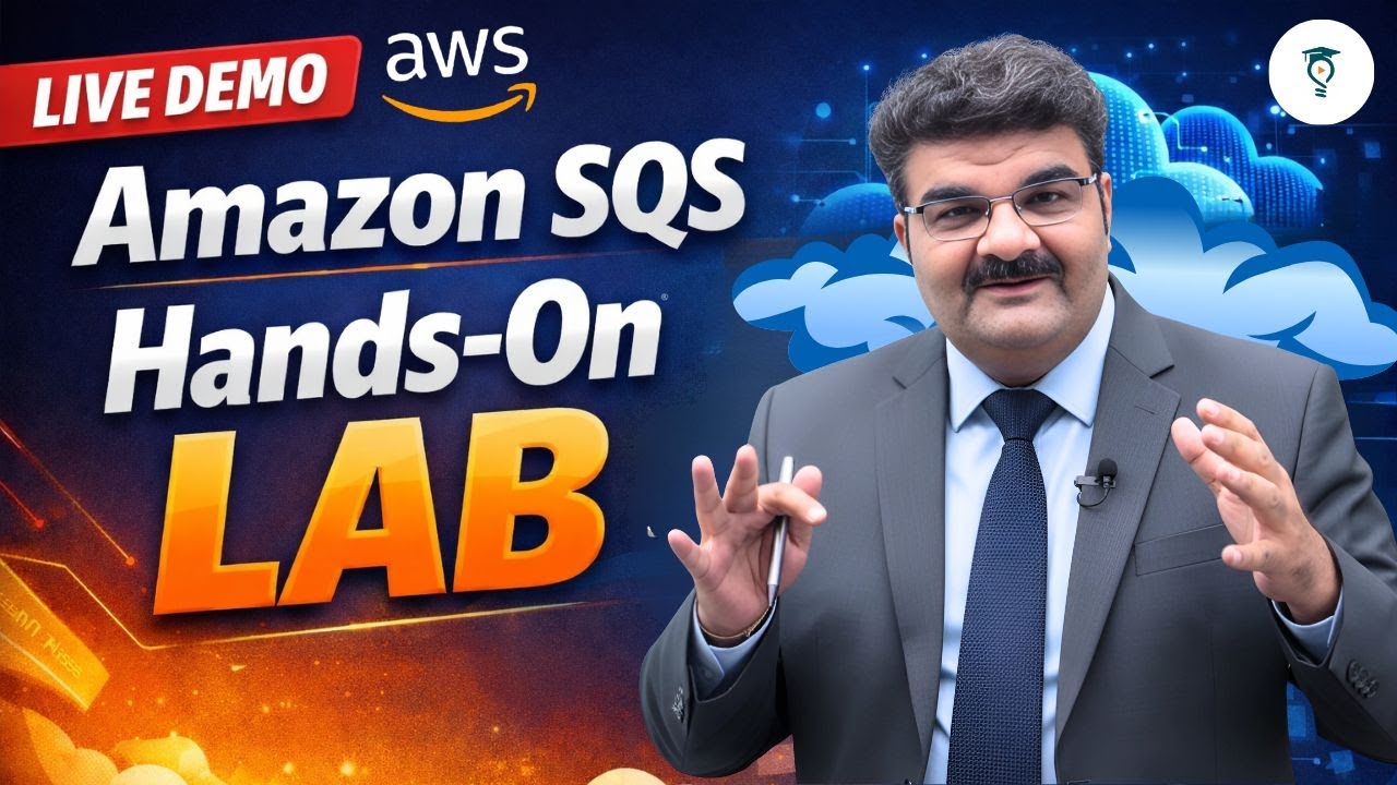 День 433 | Практическое занятие по Amazon SQS | Живая практическая демонстрация | Учебное пособие...