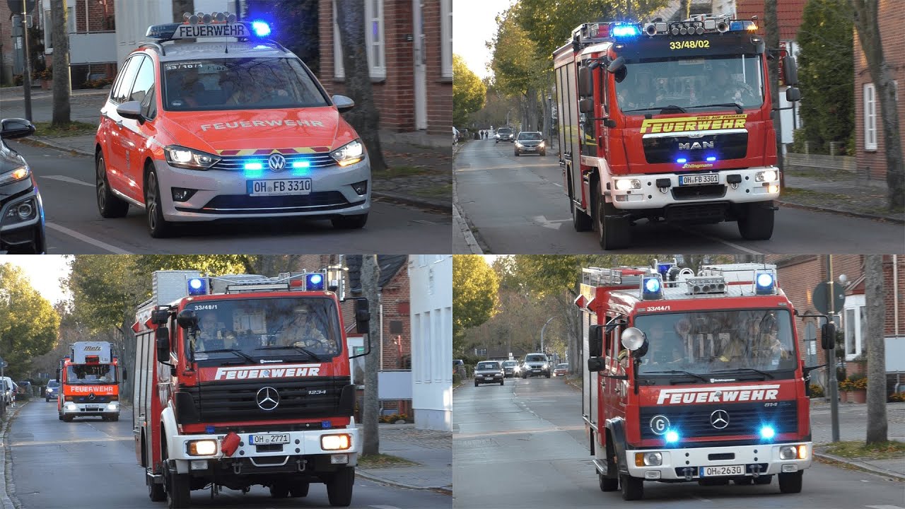 [Feuer im Rathaus] Erweiterter Löschzug Freiwillige Feuerwehr Burg auf Fehmarn