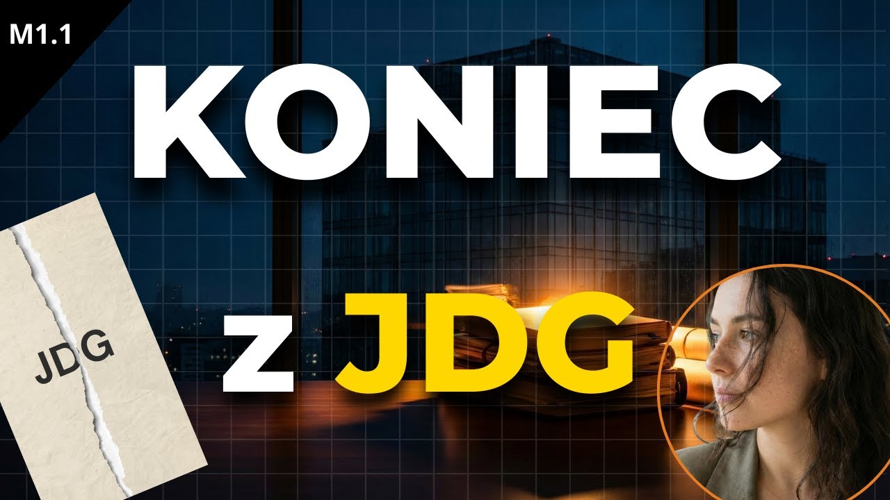 Dlaczego JDG to pułapka? (Mapa Kursu Spółka z o.o.)