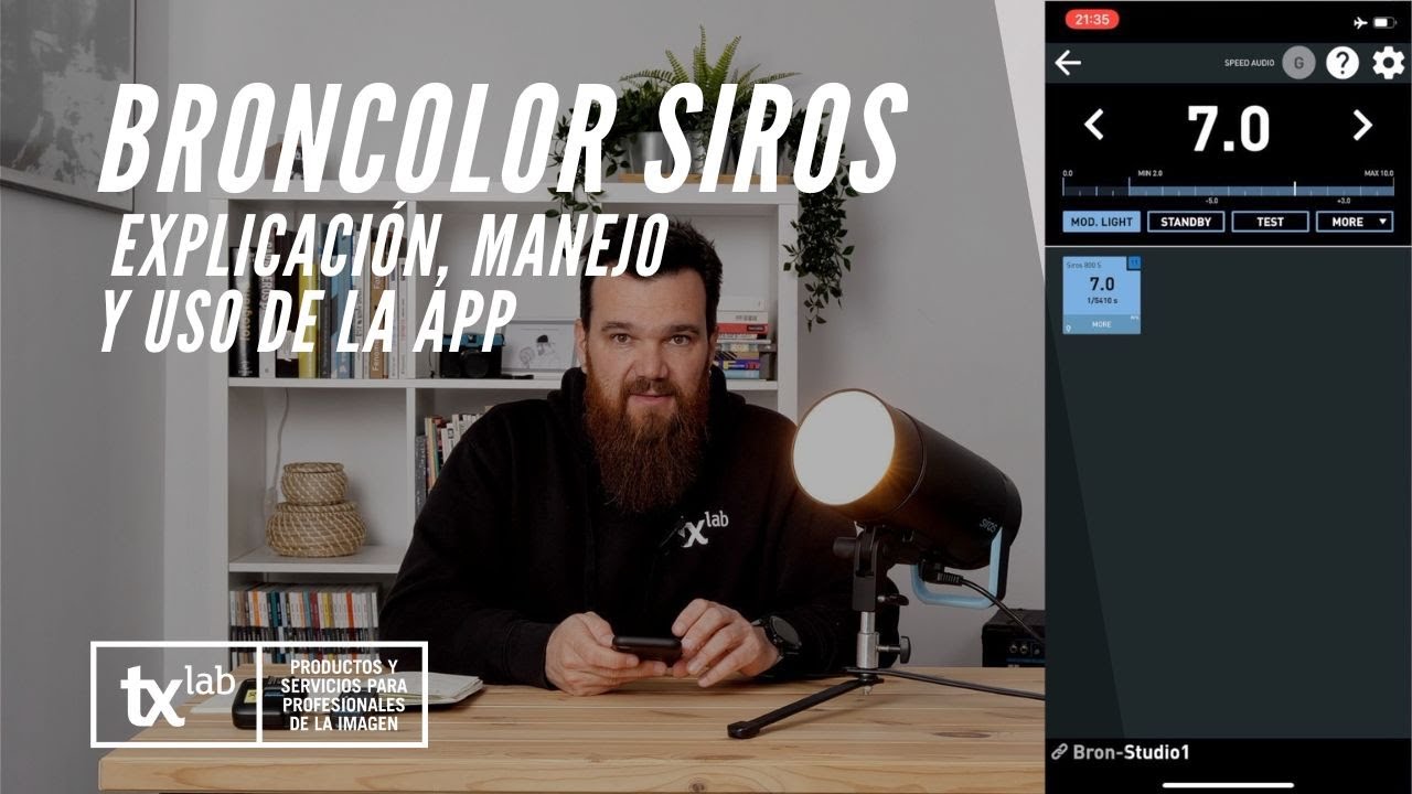 Broncolor Siros: Explicación, manejo y uso de la App