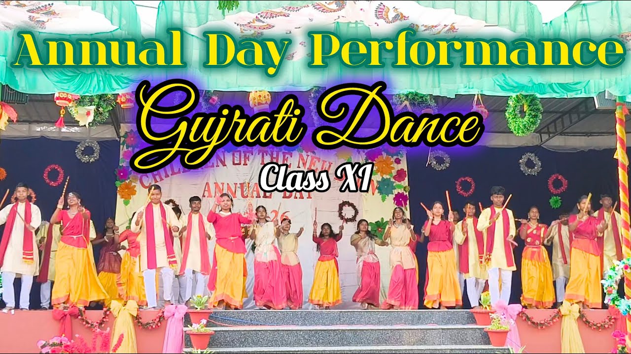 Annual Day Performance| Gujrati Dance By Class 11