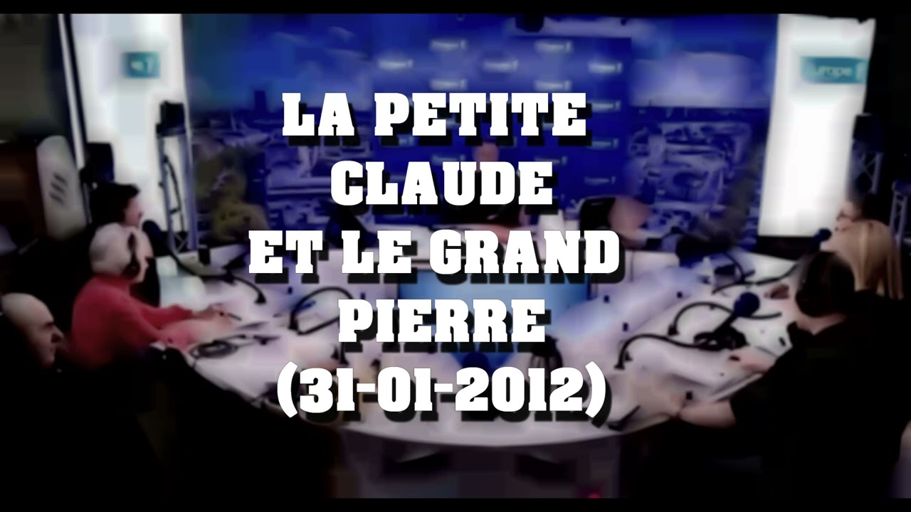 On va s'g&ecirc;ner - La petite Claude et le grand Pierre (31-01-2012)
