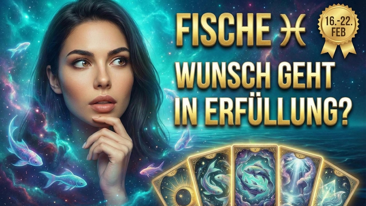 FISCHE ♓ 16.–22. FEB: Wunscherfüllung – hörst du den RUF? ✨ Intuition, Schicksal, Heilung