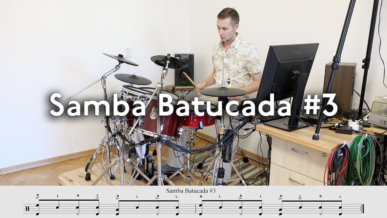 Samba Batucada (Carnival Samba) on Drumset #3