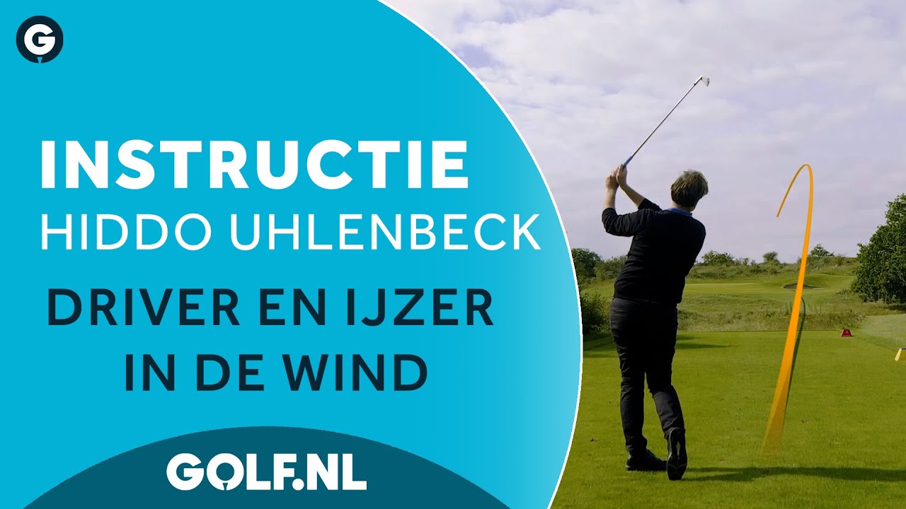 GOLF.NL Instructie: Strakke drives en ijzers van de tee in de wind