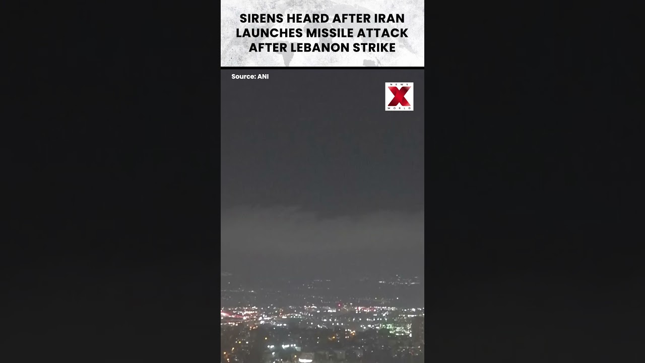 Haifa Under Fire: Sirens and Blasts heard as Iran launches missile attack after Lebanon strike