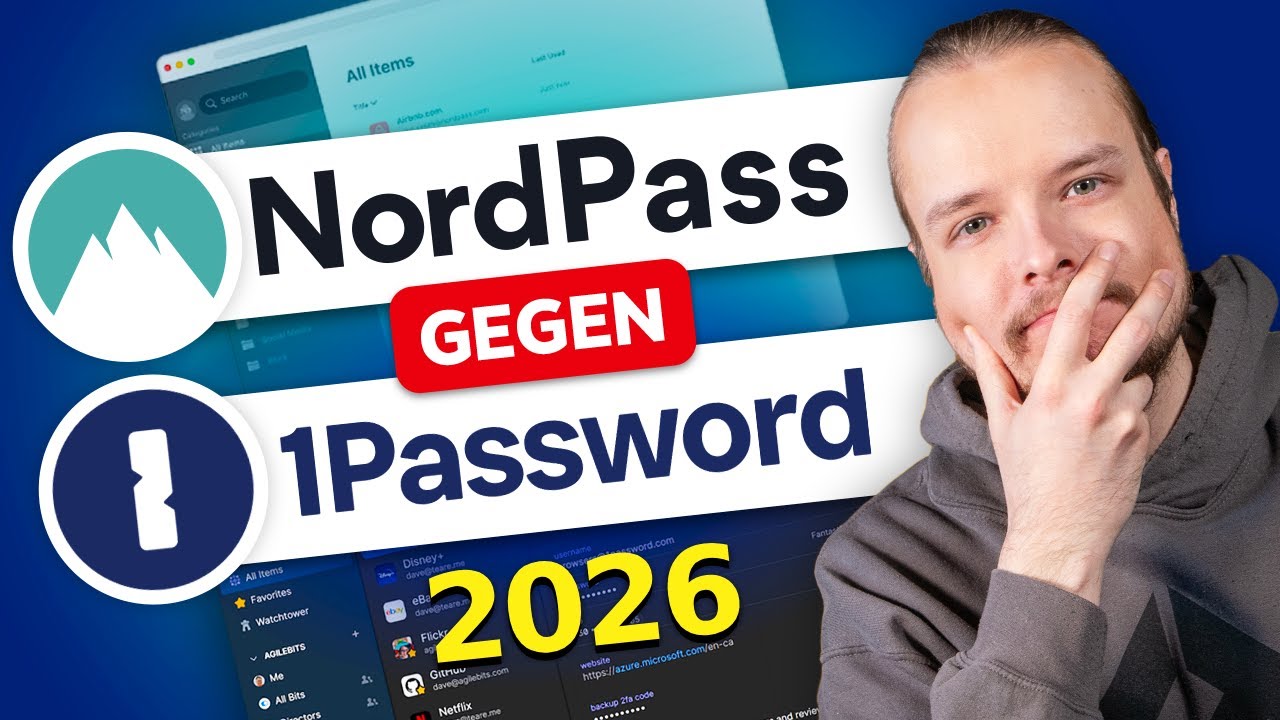 Bester Passwort-Manager-Vergleich | NordPass vs. 1Password 2025